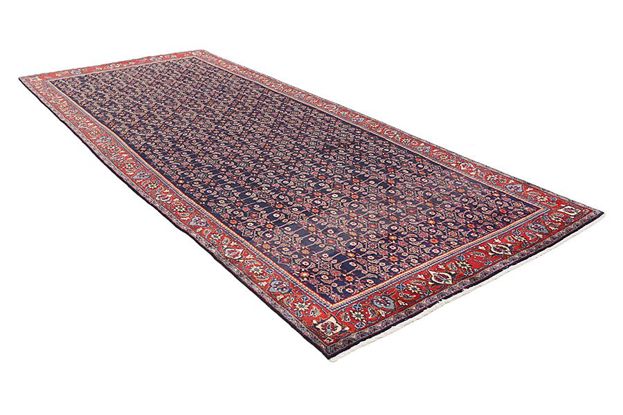 Bidjar - Kurdi Perser Teppich 404x152 - Abbildung 1