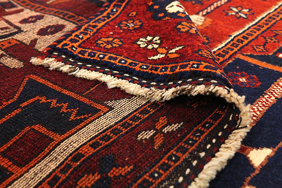 Bakhtiari - Qashqai Perser Teppich 430x144 - Abbildung 4