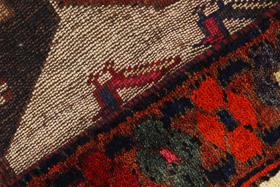 Bakhtiari - Gabbeh Perser Teppich 398x143 - Abbildung 5